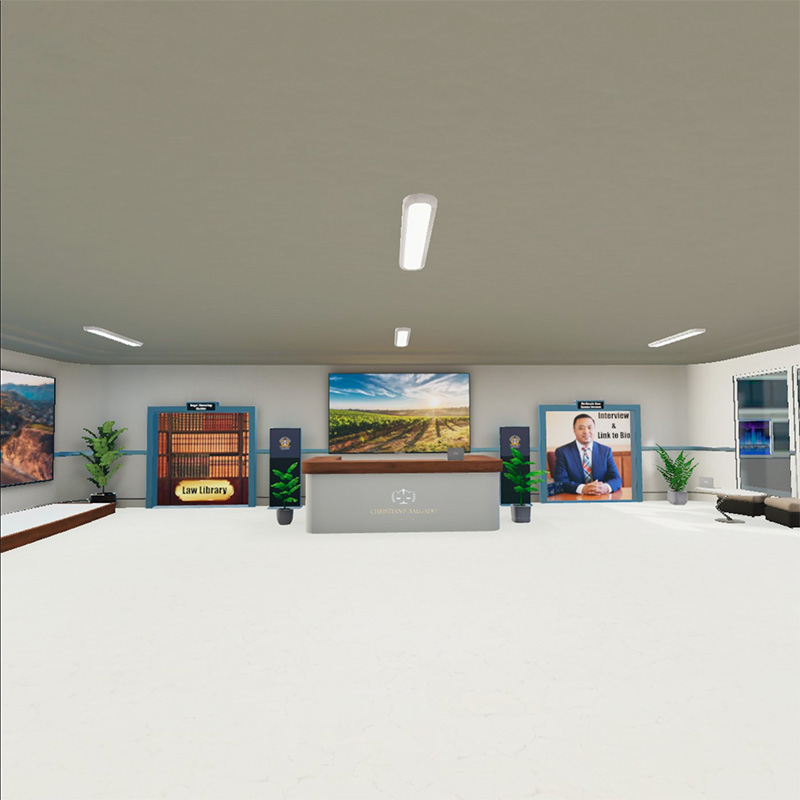 Metaverse office for Christian P. Salgado, Attorney at Law