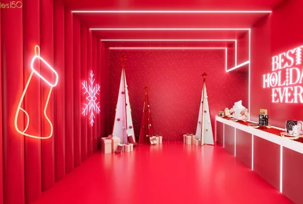 Bloomingdale's Christmas-themed metaverse Stocking Stuffer shop
