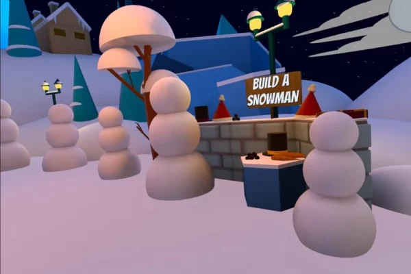 Build a Snowman station in the metaverse