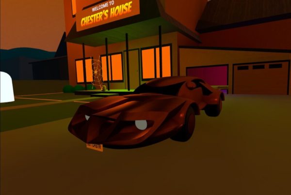 Chester Cheetos' car in the metaverse
