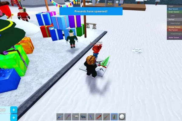 christmas tycoon fight