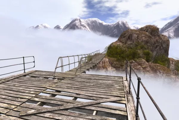 The entrance to Cloud Edge in Second Life