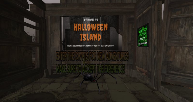 My Visit to a Halloween Amusement Park in the Metaverse