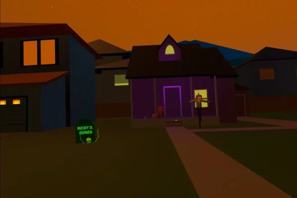 Virtual suburban homes