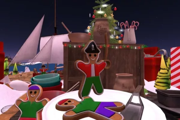 Gingerbread pirates making more gingerbread men