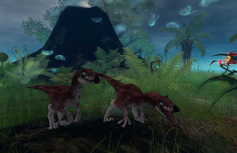 Raptors lurking in Second Life