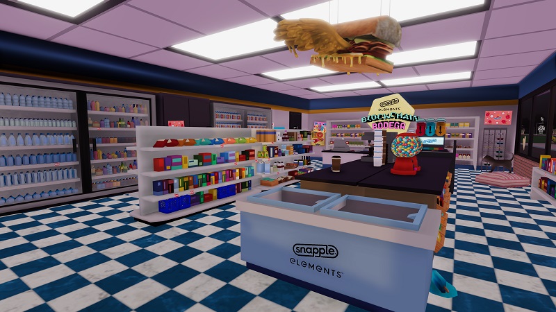 Snapple Enters the Metaverse with the First (and only) Blockchain Bodega in Decentraland