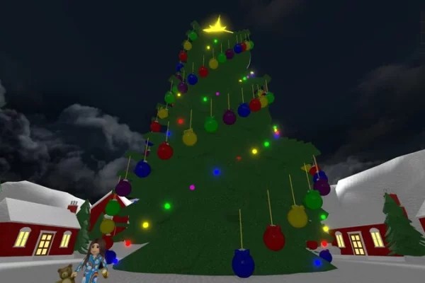 Metaverse Christmas tree