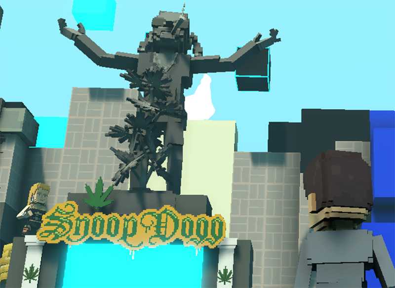 Snoop Dogg's Metaverse Storefront in The Sandbox