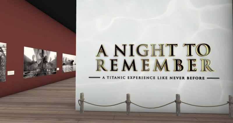 Metaverse Titanic exhibition